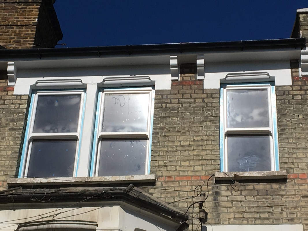 New uPVC sash windows fitted on Victorian terrace in Greenford